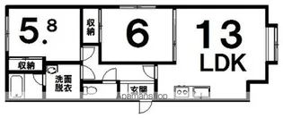 ボナールコート【1階】の間取り